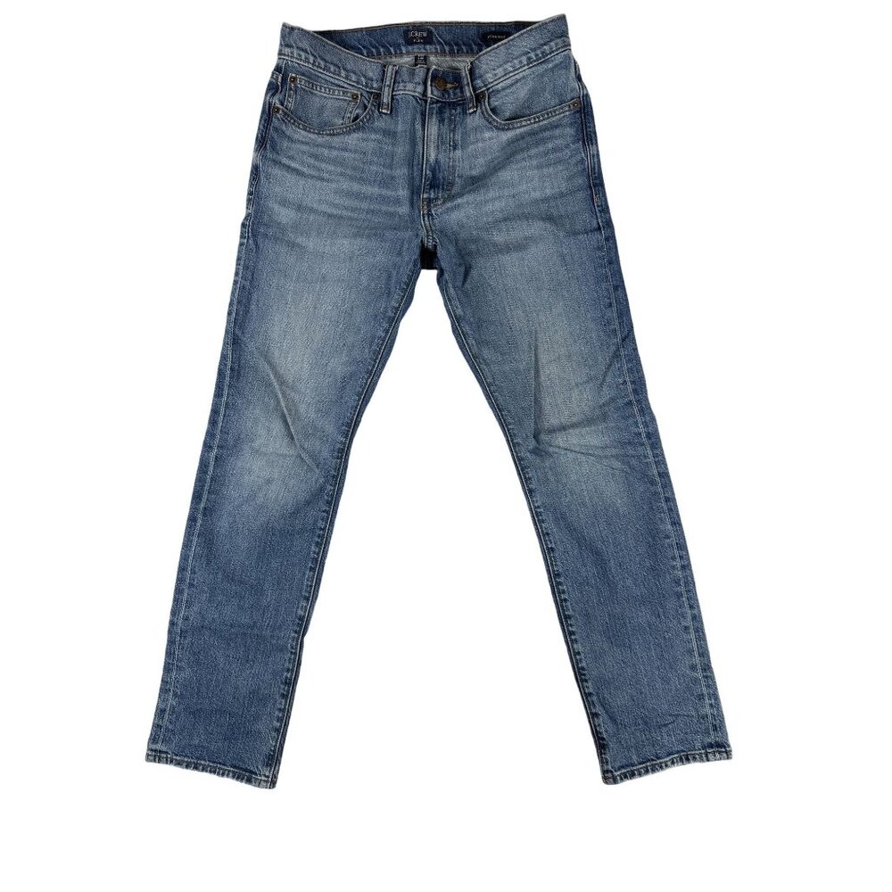 J.Crew Mens Flex Jeans Size 29x30 Light Wash Denim Cotton Blend